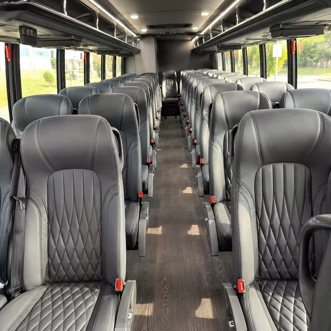 35 passenger minibus interior