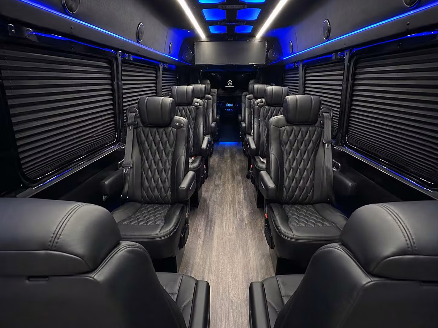 sprinter van with driver interior